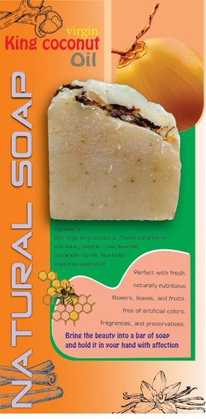 Natural soap (virgin king coconut oil)